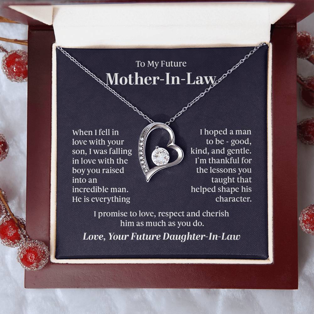 To My Future Mother In Law From Future Daughter In Law Gift Ideas for Valentine Birthday Wedding Xmas Christmas New Year
