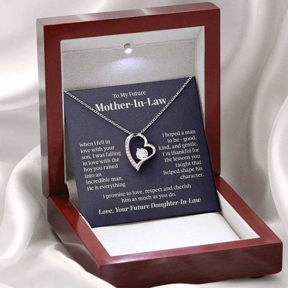 To My Future Mother In Law From Future Daughter In Law Gift Ideas for Valentine Birthday Wedding Xmas Christmas New Year