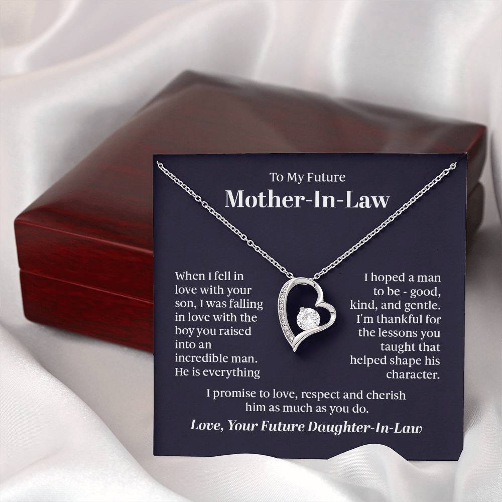 To My Future Mother In Law From Future Daughter In Law Gift Ideas for Valentine Birthday Wedding Xmas Christmas New Year