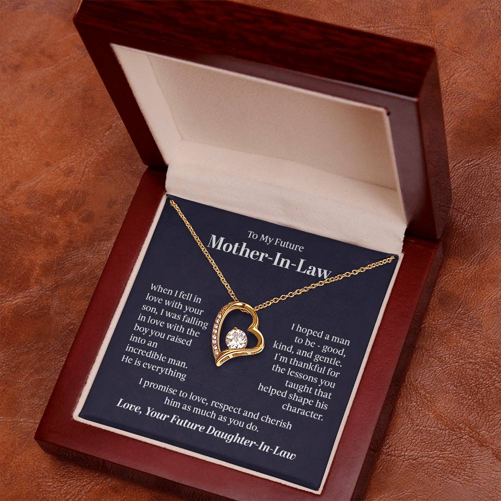 To My Future Mother In Law From Future Daughter In Law Gift Ideas for Valentine Birthday Wedding Xmas Christmas New Year