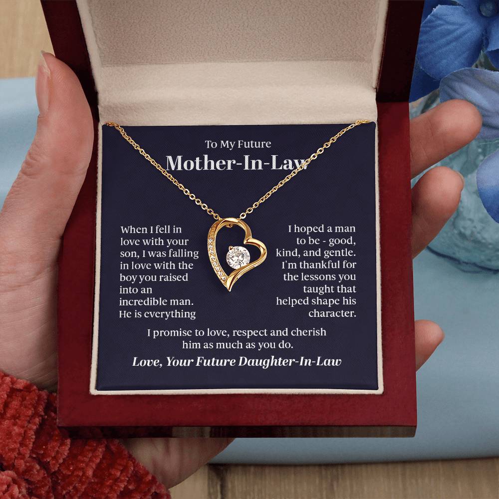 To My Future Mother In Law From Future Daughter In Law Gift Ideas for Valentine Birthday Wedding Xmas Christmas New Year