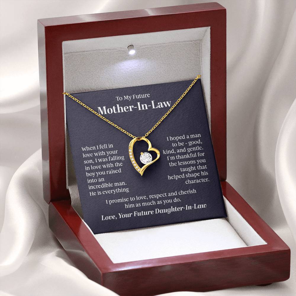 To My Future Mother In Law From Future Daughter In Law Gift Ideas for Valentine Birthday Wedding Xmas Christmas New Year