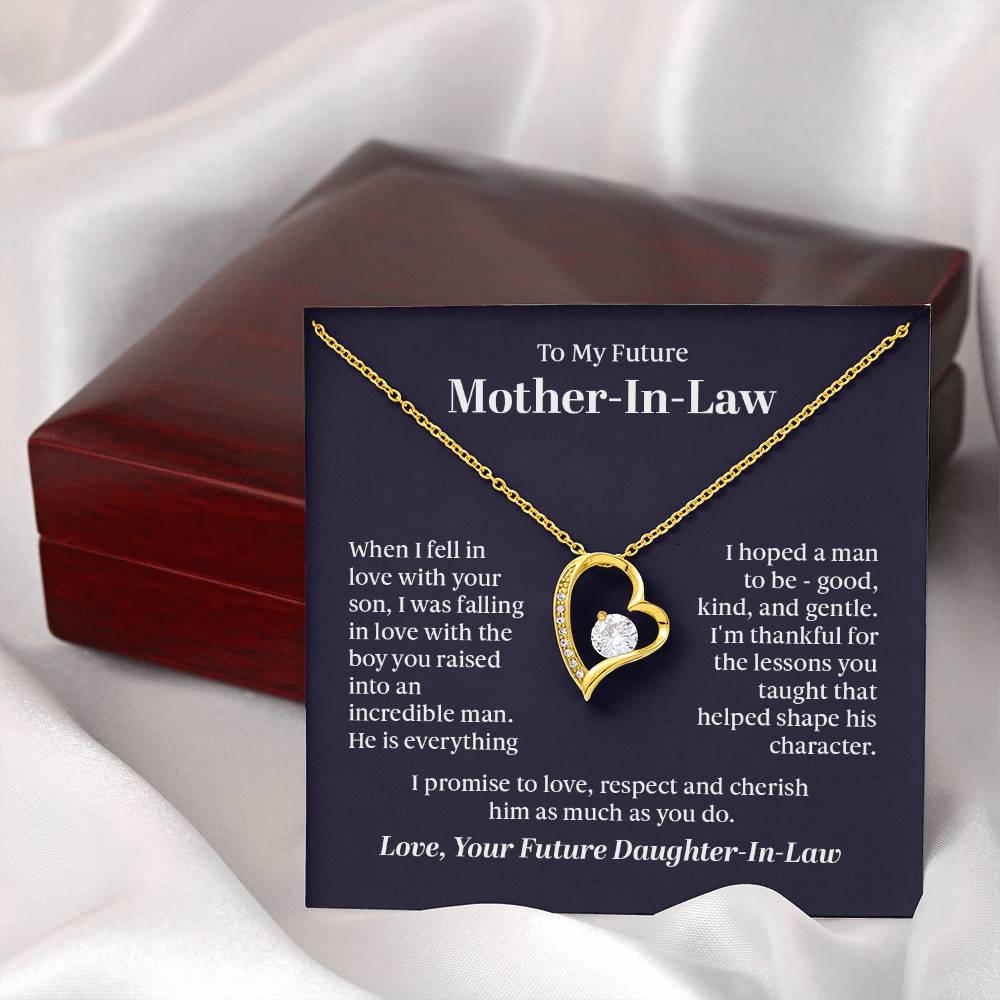 To My Future Mother In Law From Future Daughter In Law Gift Ideas for Valentine Birthday Wedding Xmas Christmas New Year