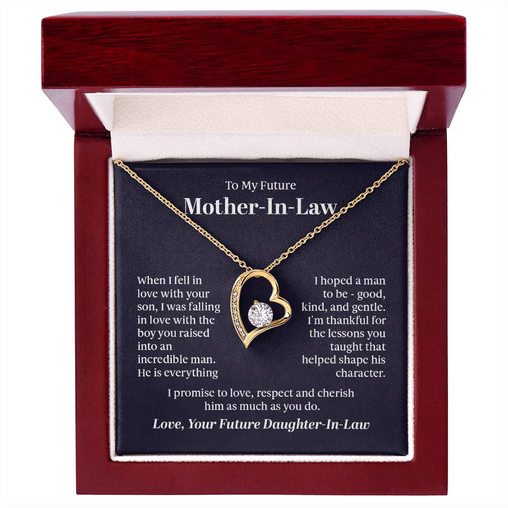 To My Future Mother In Law From Future Daughter In Law Gift Ideas for Valentine Birthday Wedding Xmas Christmas New Year