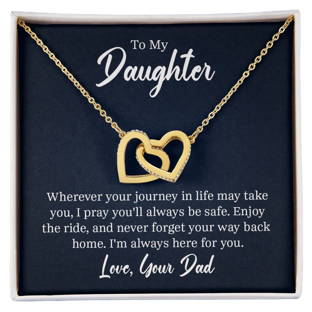 To My Daughter From Dad Gift Ideas for Valentine Graduation Brirthday Wedding Valentine New Born Xmas Christmas New Year