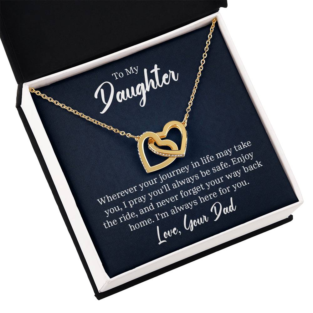 To My Daughter From Dad Gift Ideas for Valentine Graduation Brirthday Wedding Valentine New Born Xmas Christmas New Year