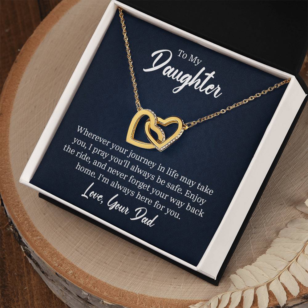 To My Daughter From Dad Gift Ideas for Valentine Graduation Brirthday Wedding Valentine New Born Xmas Christmas New Year