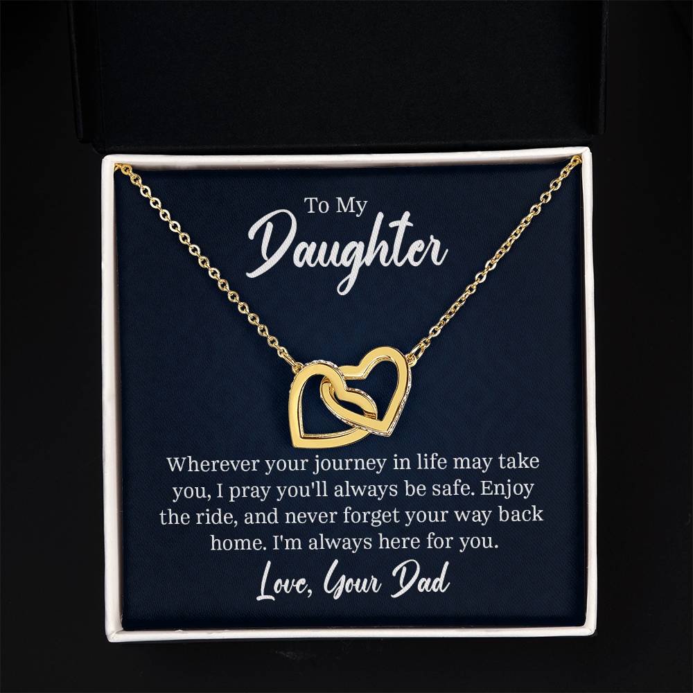 To My Daughter From Dad Gift Ideas for Valentine Graduation Brirthday Wedding Valentine New Born Xmas Christmas New Year