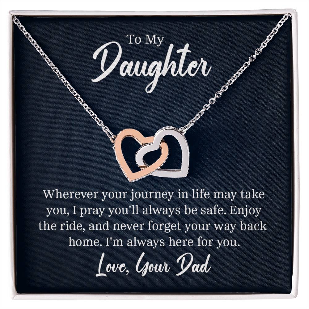 To My Daughter From Dad Gift Ideas for Valentine Graduation Brirthday Wedding Valentine New Born Xmas Christmas New Year