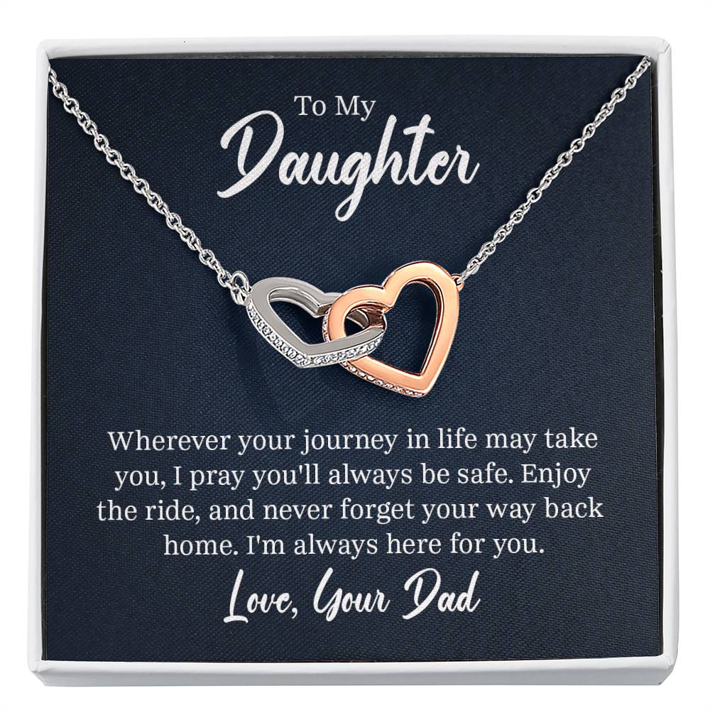 To My Daughter From Dad Gift Ideas for Valentine Graduation Brirthday Wedding Valentine New Born Xmas Christmas New Year