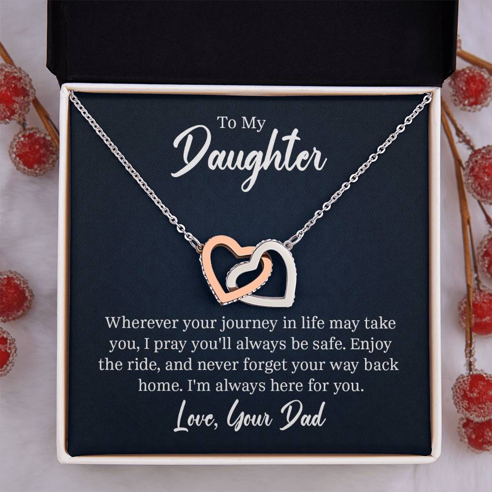 To My Daughter From Dad Gift Ideas for Valentine Graduation Brirthday Wedding Valentine New Born Xmas Christmas New Year