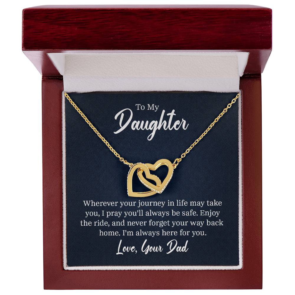 To My Daughter From Dad Gift Ideas for Valentine Graduation Brirthday Wedding Valentine New Born Xmas Christmas New Year