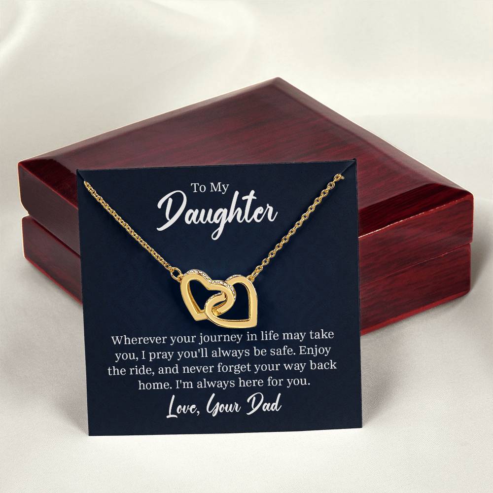 To My Daughter From Dad Gift Ideas for Valentine Graduation Brirthday Wedding Valentine New Born Xmas Christmas New Year