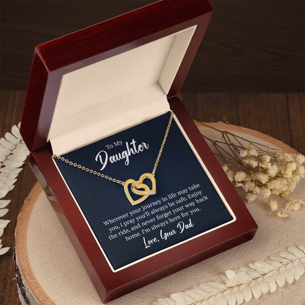 To My Daughter From Dad Gift Ideas for Valentine Graduation Brirthday Wedding Valentine New Born Xmas Christmas New Year
