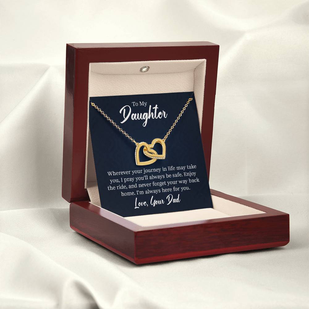 To My Daughter From Dad Gift Ideas for Valentine Graduation Brirthday Wedding Valentine New Born Xmas Christmas New Year