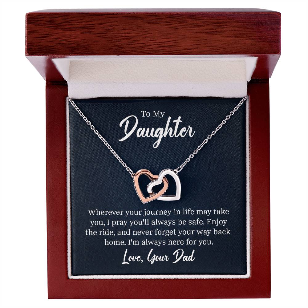 To My Daughter From Dad Gift Ideas for Valentine Graduation Brirthday Wedding Valentine New Born Xmas Christmas New Year