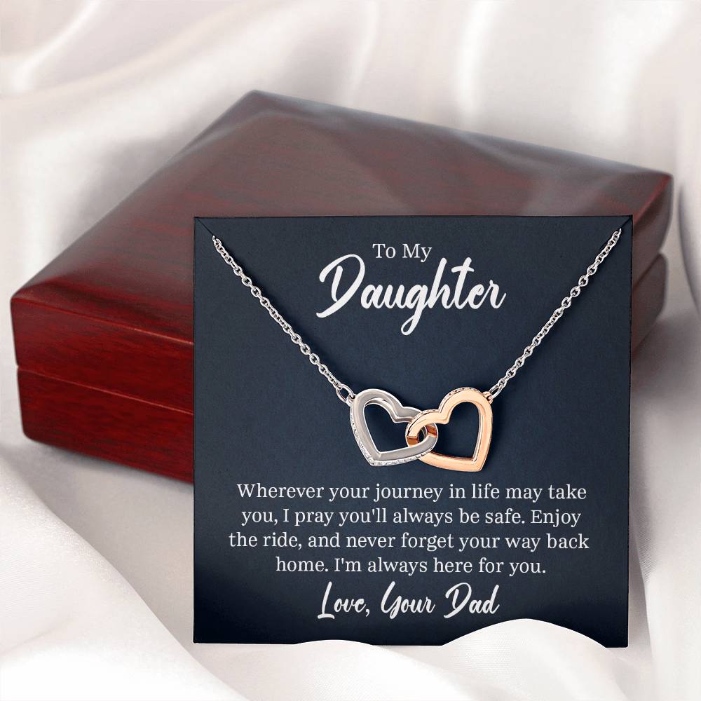 To My Daughter From Dad Gift Ideas for Valentine Graduation Brirthday Wedding Valentine New Born Xmas Christmas New Year