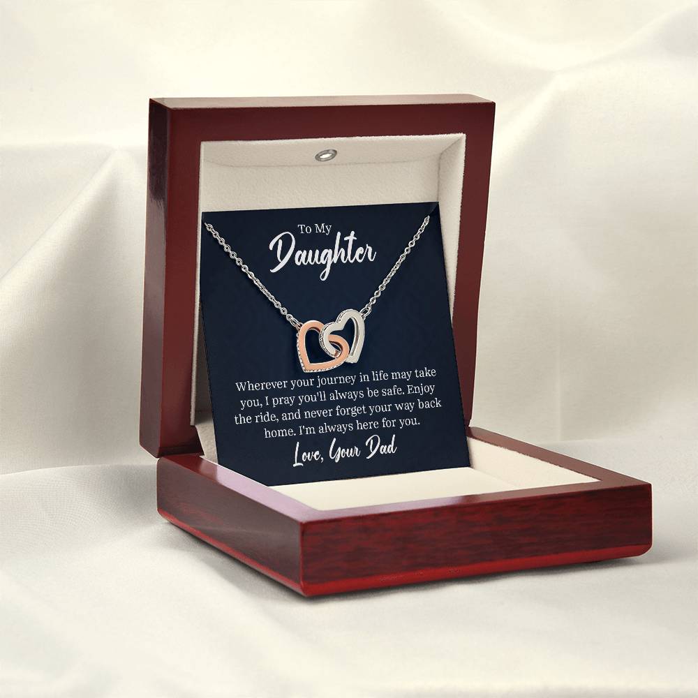 To My Daughter From Dad Gift Ideas for Valentine Graduation Brirthday Wedding Valentine New Born Xmas Christmas New Year
