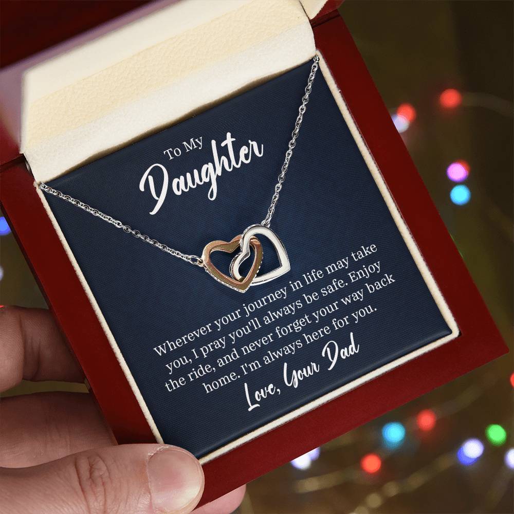 To My Daughter From Dad Gift Ideas for Valentine Graduation Brirthday Wedding Valentine New Born Xmas Christmas New Year