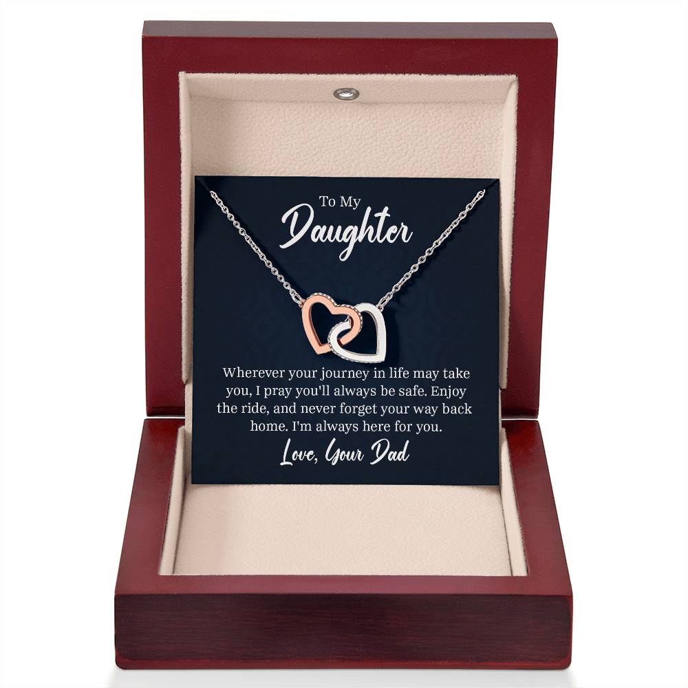 To My Daughter From Dad Gift Ideas for Valentine Graduation Brirthday Wedding Valentine New Born Xmas Christmas New Year