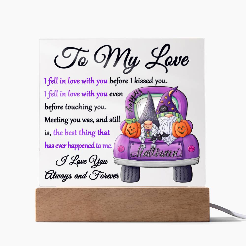 to my love