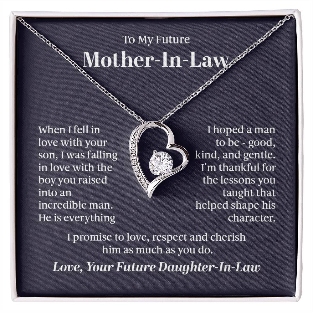 To My Future Mother In Law From Future Daughter In Law Gift Ideas for Valentine Birthday Wedding Xmas Christmas New Year