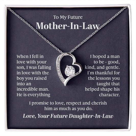 To My Future Mother In Law From Future Daughter In Law Gift Ideas for Valentine Birthday Wedding Xmas Christmas New Year