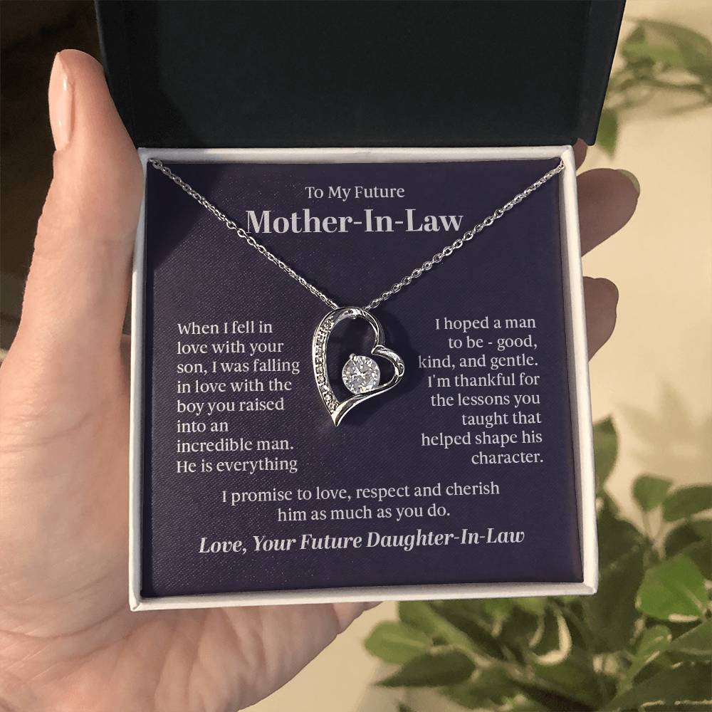To My Future Mother In Law From Future Daughter In Law Gift Ideas for Valentine Birthday Wedding Xmas Christmas New Year