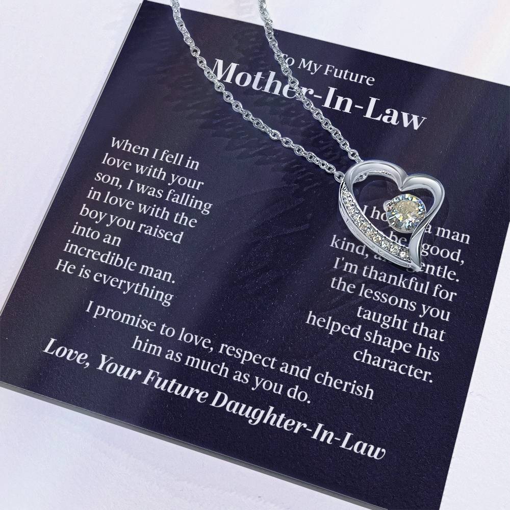 To My Future Mother In Law From Future Daughter In Law Gift Ideas for Valentine Birthday Wedding Xmas Christmas New Year