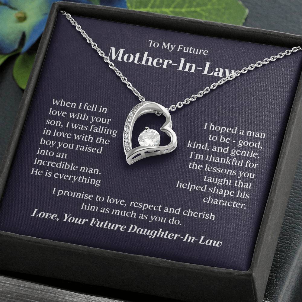 To My Future Mother In Law From Future Daughter In Law Gift Ideas for Valentine Birthday Wedding Xmas Christmas New Year