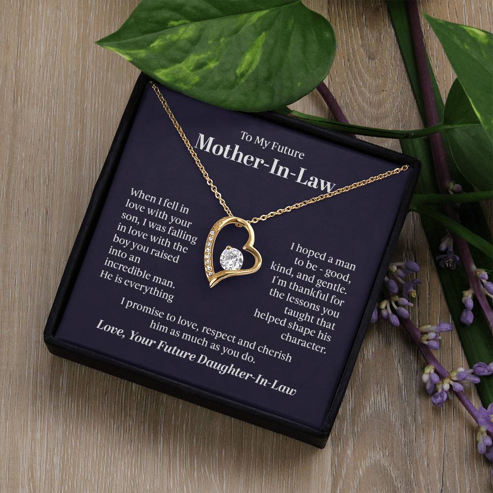 To My Future Mother In Law From Future Daughter In Law Gift Ideas for Valentine Birthday Wedding Xmas Christmas New Year