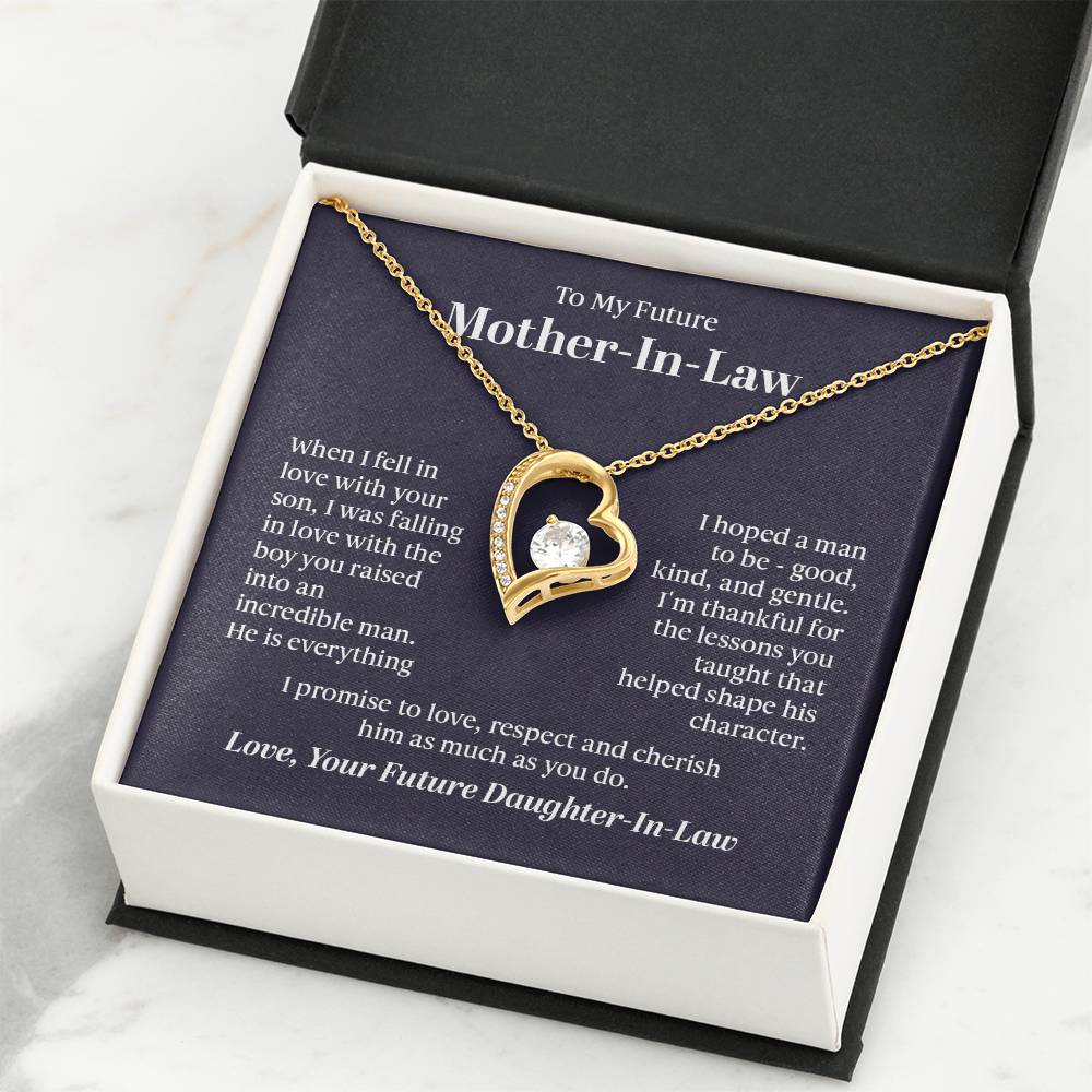 To My Future Mother In Law From Future Daughter In Law Gift Ideas for Valentine Birthday Wedding Xmas Christmas New Year