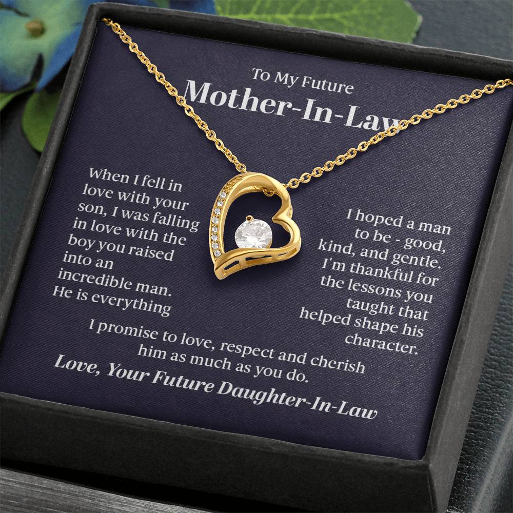 To My Future Mother In Law From Future Daughter In Law Gift Ideas for Valentine Birthday Wedding Xmas Christmas New Year