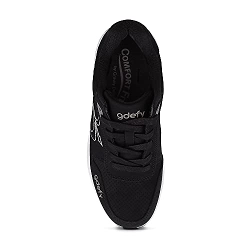 Gravity Defyer Women's G-Defy Orion Athletic Shoes 10 M US - Pain Relief Casual Shoes for Heel Spurs, Knee Pain, Back Pain, Plantar Fasciitis Shoes Black