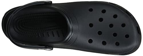 Crocs Unisex-Adult Classic Clogs (Best Sellers), Black, 9 Women/7 Men