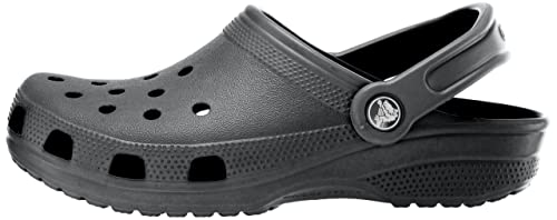 Crocs Unisex-Adult Classic Clogs (Best Sellers), Black, 9 Women/7 Men