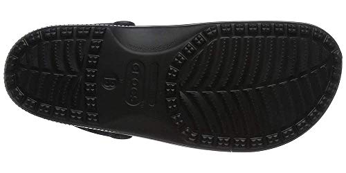 Crocs Unisex-Adult Classic Clogs (Best Sellers), Black, 9 Women/7 Men