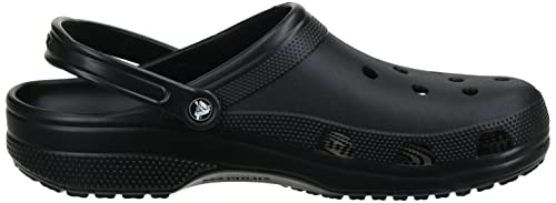Crocs Unisex-Adult Classic Clogs (Best Sellers), Black, 9 Women/7 Men