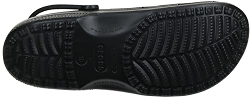 Crocs Unisex-Adult Classic Clogs (Best Sellers), Black, 9 Women/7 Men
