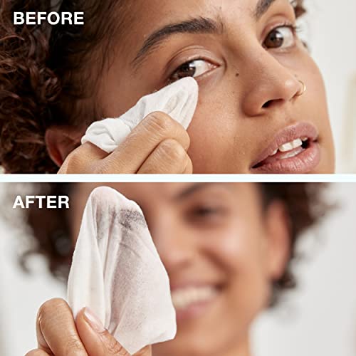 Neutrogena Makeup Remover Cleansing Face Wipes, Daily Cleansing Facial Towelettes to Remove Waterproof Makeup and Mascara, Alcohol-Free, Value Twin Pack, 25 Count, 2 Pack