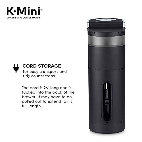 Keurig K-Mini Coffee Maker, Single Serve K-Cup Pod Coffee Brewer, 6 to 12 oz. Brew Sizes, Black