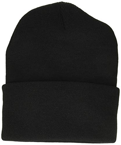 Carhartt Men's Knit Cuffed Beanie, Black, One Size