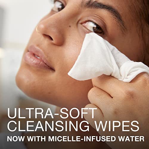 Neutrogena Makeup Remover Cleansing Face Wipes, Daily Cleansing Facial Towelettes to Remove Waterproof Makeup and Mascara, Alcohol-Free, Value Twin Pack, 25 Count, 2 Pack
