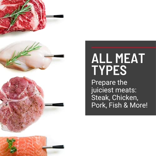 MEATER Plus | Smart Meat Thermometer with Bluetooth | 165ft Wireless Range | for The Oven, Grill, Kitchen, BBQ, Smoker, Rotisserie