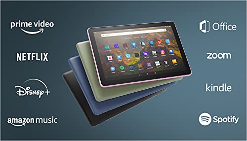 Fire HD 10 tablet, 10.1", 1080p Full HD, 32 GB, latest model (2021 release), Black