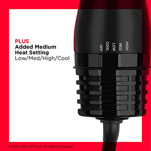 REVLON One-Step Volumizer PLUS 2.0 Hair Dryer and Hot Air Brush, Black