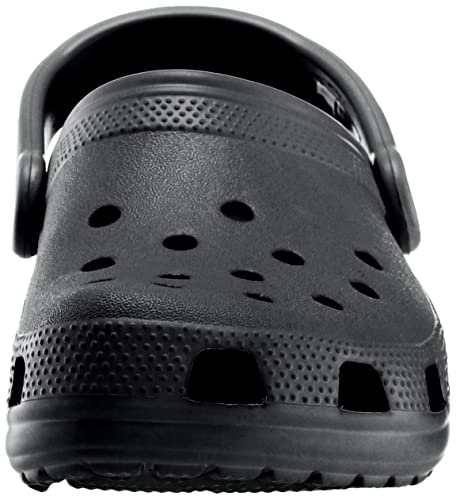 Crocs Unisex-Adult Classic Clogs (Best Sellers), Black, 9 Women/7 Men