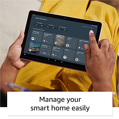 Fire HD 10 tablet, 10.1", 1080p Full HD, 32 GB, latest model (2021 release), Black