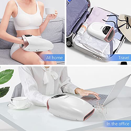 Comfier Hand Massager with Heat, Cordless Hand Massage Tool with Compression & Heating,3 Modes & 3 Levels Pressure Point Hand Massager for Arthritis and Carpal Tunnel from Finger to Wrist