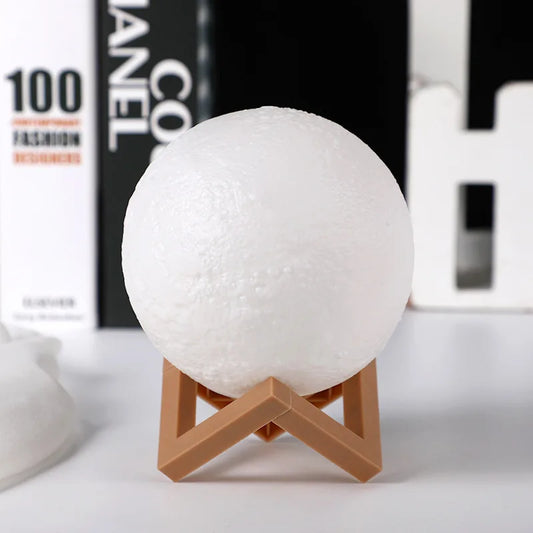 8cm Moon Night Light LED Lamp - Illuminate Your Space with Celestial Charm